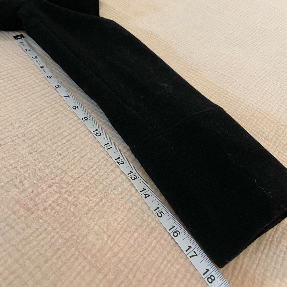 Long Line Wool Pea Coat - Picture 8 of 10